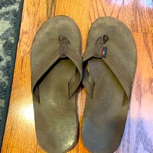 Rainbow Sandal Flip Flips Men Size 11-12 Worn Once